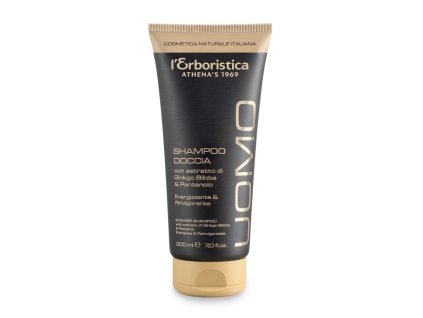 Erboristica Uomo Sprchový gel a šampon pro muže povzbuzující 200 ml