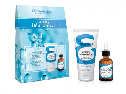 Erboristica Hyaluronová hydratační a revitalizační péče – tělový krém 150 ml, pleťové sérum 30 ml