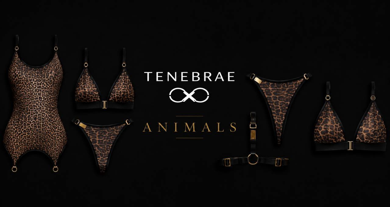 Tenebrae Animals animal print lingerie collection