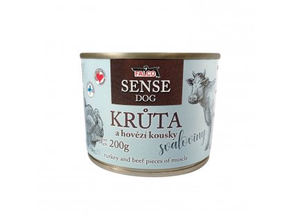 FALCO SENSE DOG krůta a hovězí 200g