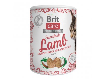 Brit Care Cat Snack Superfruits Lamb 100g