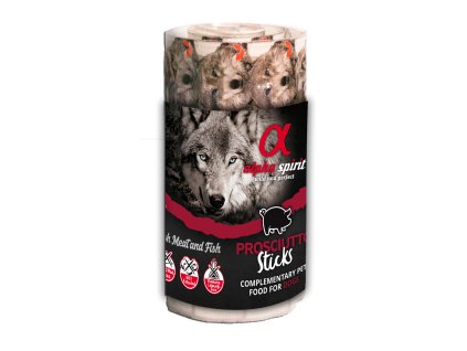 Alpha Spirit Dog Prosciutto Sticks Ristra 16ks 4+1 ZDARMA
