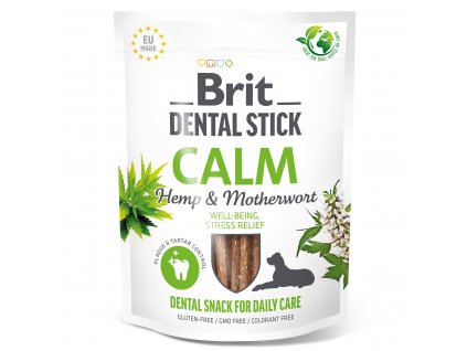 Brit Dental Stick Calm with Hemp & Motherwort 7 ks