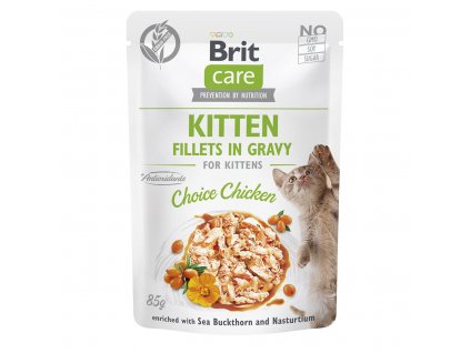 BCC Kitten Fillets in Gravy Choice Chicken 85g