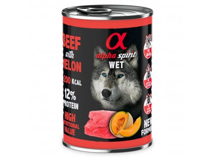 AS WET Food Beef with melon 400g