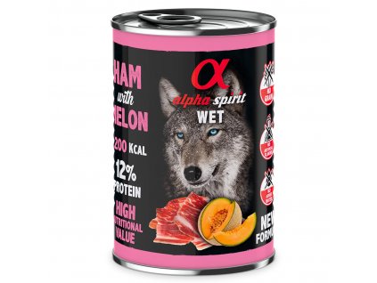 AS WET Food Ham with melon 400g 5+1 ZDARNA