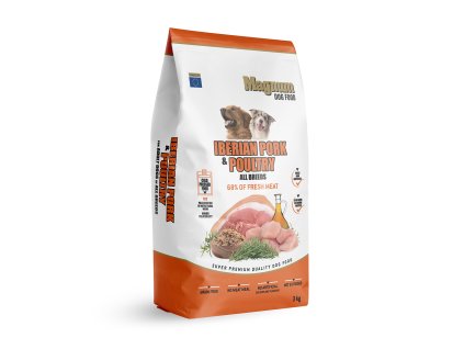 Magnum Iberian Pork & Poultry All Breed 3kg 3+1 ZDARMA