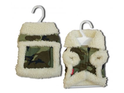 Kabátek Green Camouflage Jacket XS