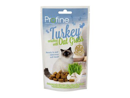 Profine cat snack Turkey with Oat Grass