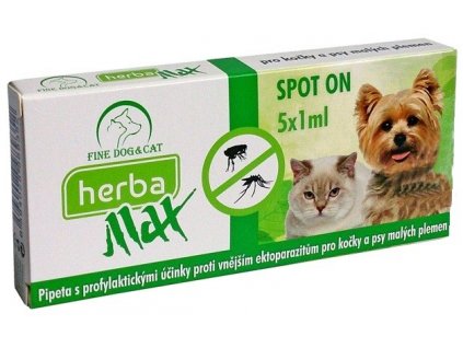 Herba MAX Spot-on Dog+Cat 5x1ml