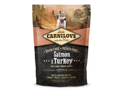 Carnilove Salmon & Turkey for large breed puppy 1,5kg | Tenesco.cz