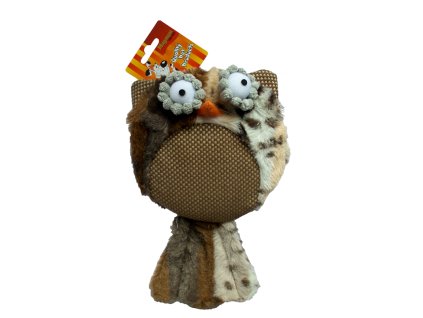 Sýček textil se zvukem 27x20cm