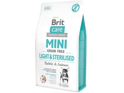 Brit Care MINI Grain Free Light & Sterilised 2kg