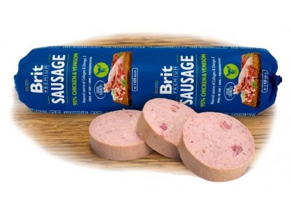 NEW Brit sausage chicken & venison 800g
