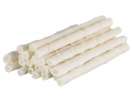 Tyčinka buvolí kroucená BÍLÁ 7-8mm 100ks