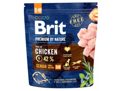 Brit Premium by Nature Senior S+M 1kg
