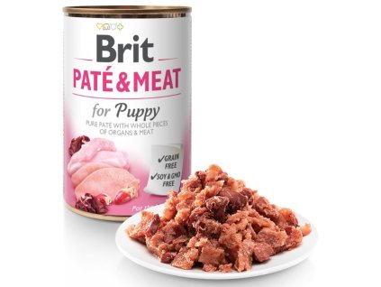 Brit Paté & Meat Puppy 400g 5+1 ZDARMA