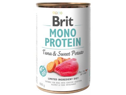 Brit Mono Protein Tuna & Sweet Potato 400g 3+1 ZDARMA