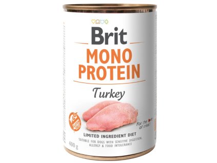 Brit Mono Protein Turkey 400g 3+1 ZDARMA
