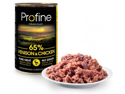Profine Pure meat Venison & Chicken 400g 5+1 ZDARMA