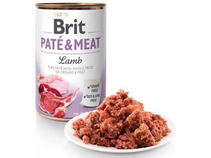 Brit Paté & Meat Lamb 800g 5+1 ZDARMA