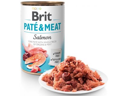 Brit Paté & Meat Salmon 800g 5+1 ZDARMA