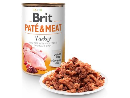 Brit Paté & Meat Turkey 800g 5+1 ZDARMA