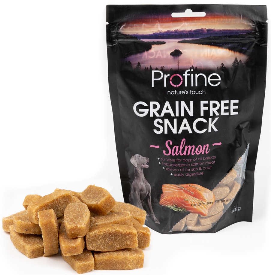 Profine Grain Free Snack Salmon 200g 5+1 ZDARMA