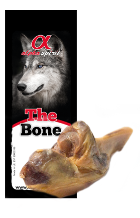Alpha Spirit Dog Half Ham bone with Brochette