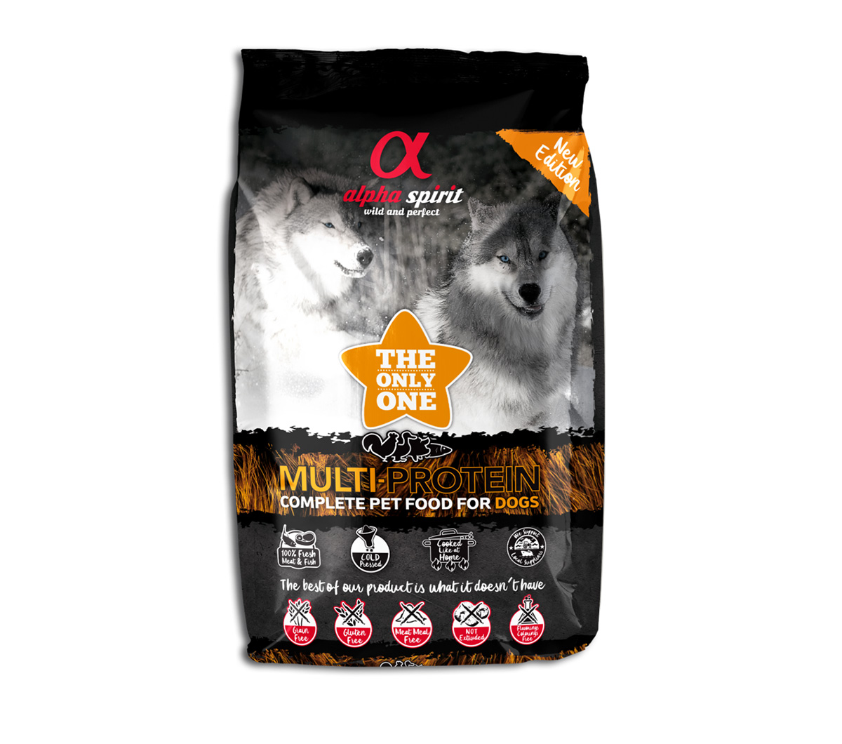 Alpha Spirit The Only One Dog Multiprotein 3 kg