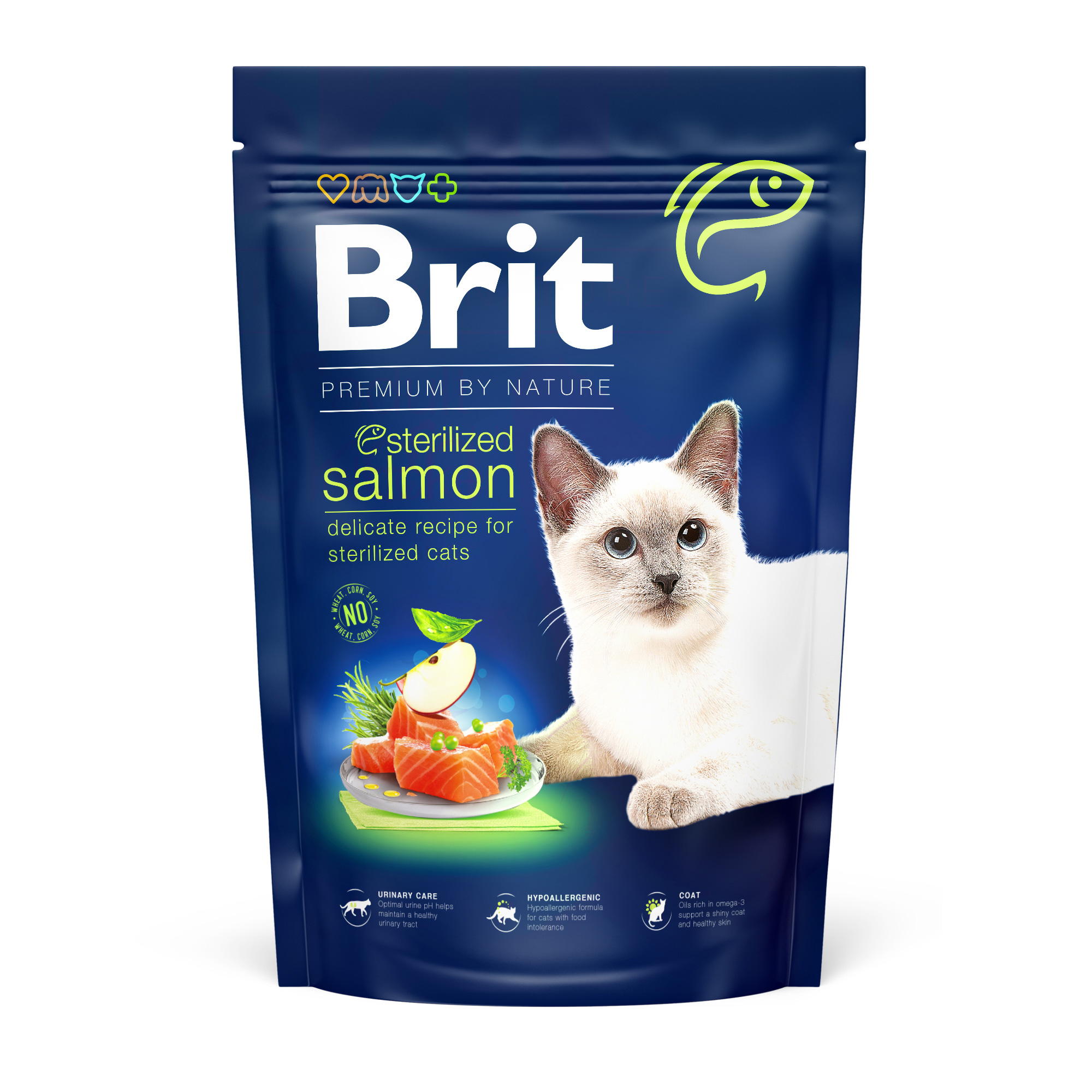 Brit Premium by Nature Cat Sterilized Salmon 1,5kg