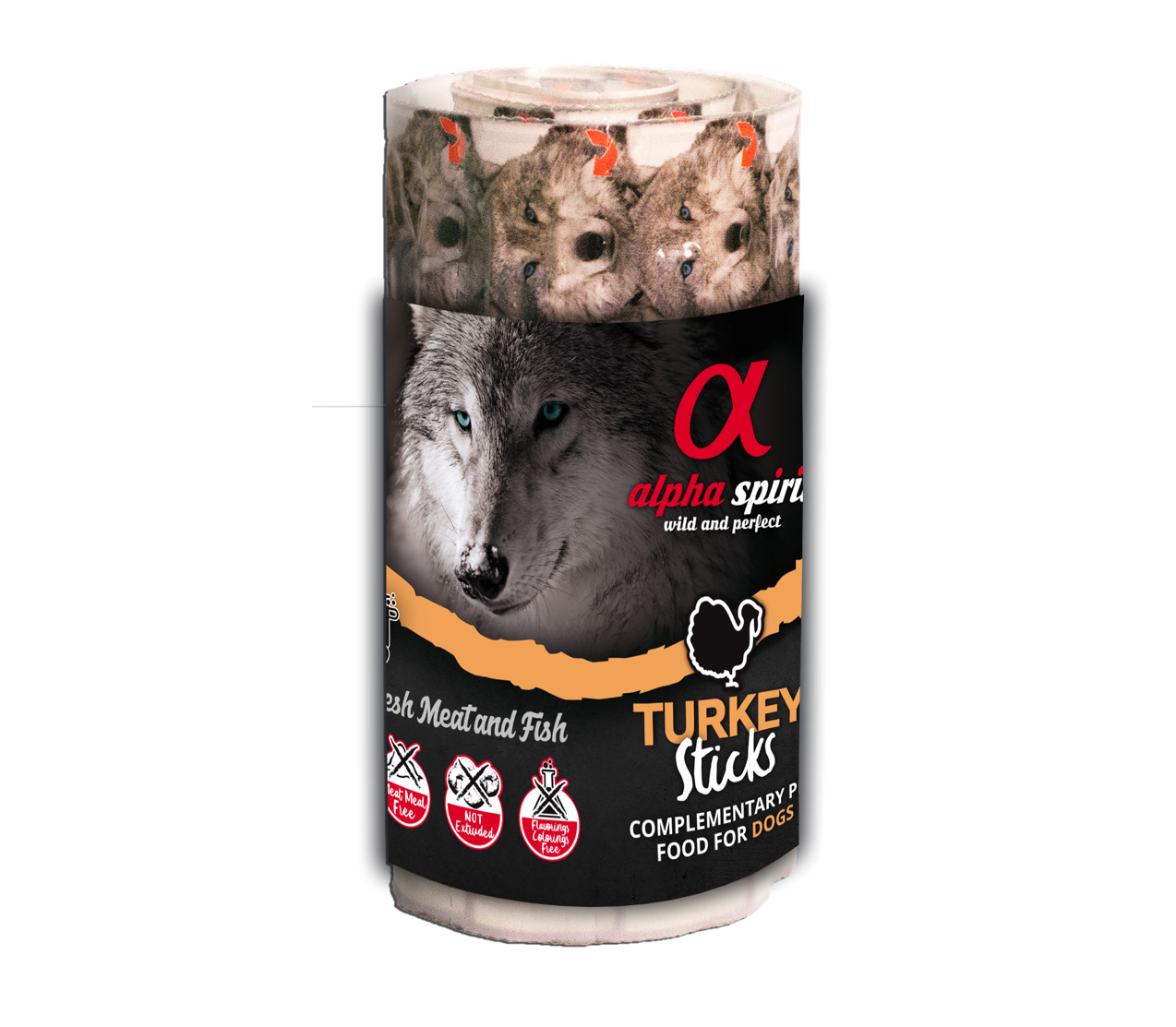 Alpha Spirit Dog Turkey Sticks Ristra 16ks 4+1 ZDARMA