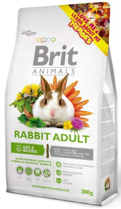 Brit Animals RABBIT ADULT complete 300g