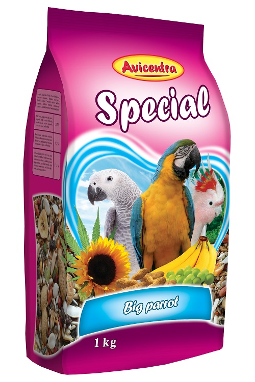 Avicentra Velký papoušek Speciál 15kg