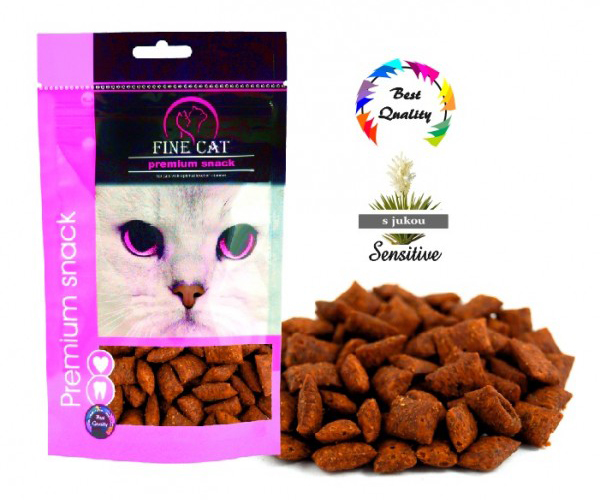 Fine Cat polštářek Ryba 100g