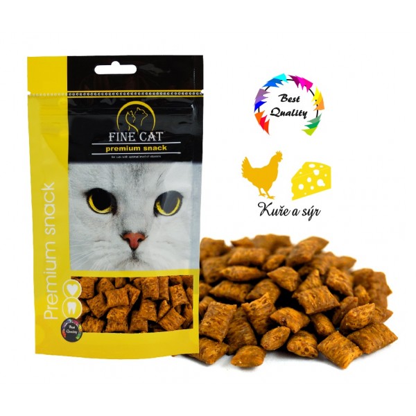 Fine Cat polštářek Kuře 100g