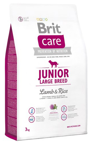 NEW Brit Care Junior Large Breed Lamb & Rice 3kg