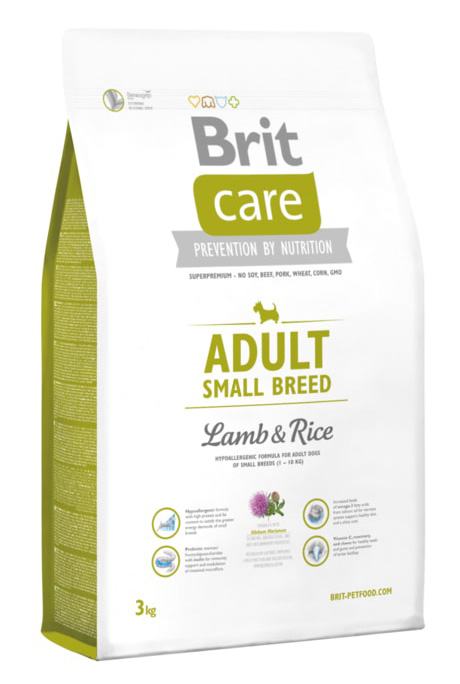 NEW Brit Care Adult Small Breed Lamb & Rice 3kg