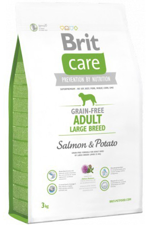 NEW Brit Care Grain-free Adult Large Breed Salmon & Potato 3kg