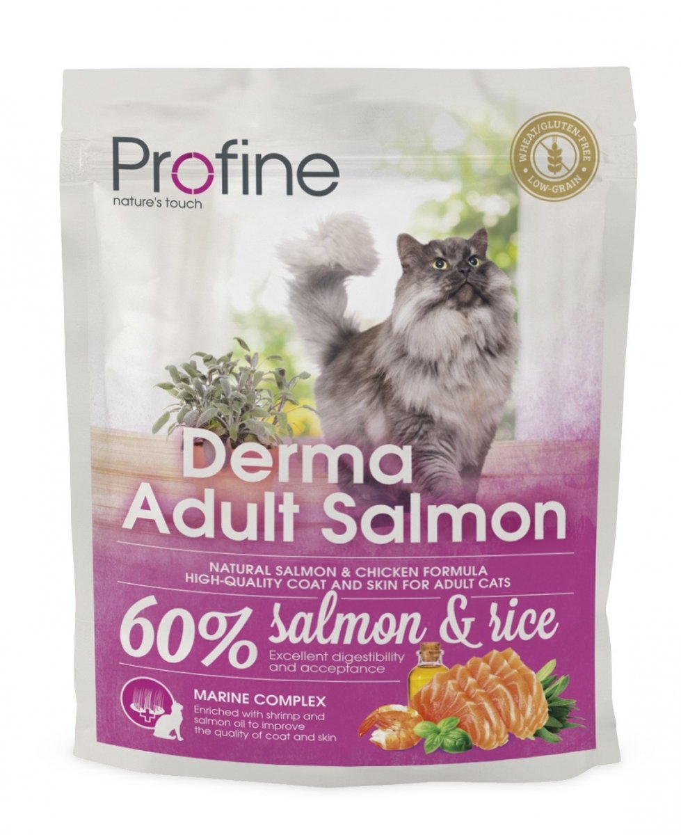 NEW Profine Cat Derma Adult Salmon 300g