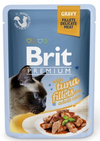 Brit Premium Cat Delicate Fillets in Gravy with Tuna 85g