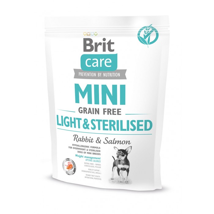 Brit Care MINI Grain Free Light & Sterilised 400g