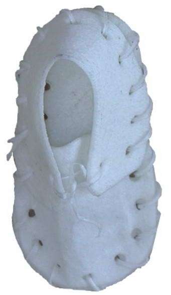 Bota buvolí bílá kůže 3" 7,5cm (25ks)