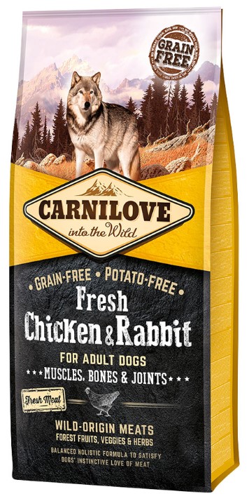 Carnilove Dog Fresh Chicken & Rabbit 12kg