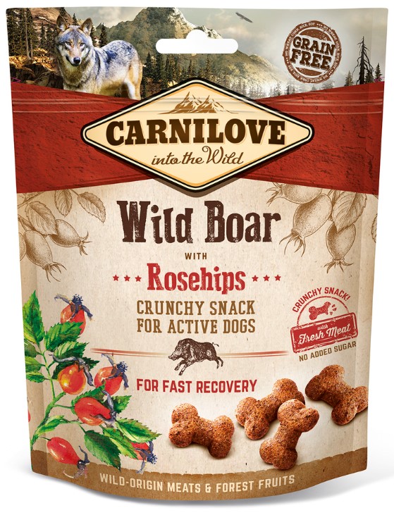 Carnilove Dog Crunchy Snack Wild Boar & Rosehips 200g