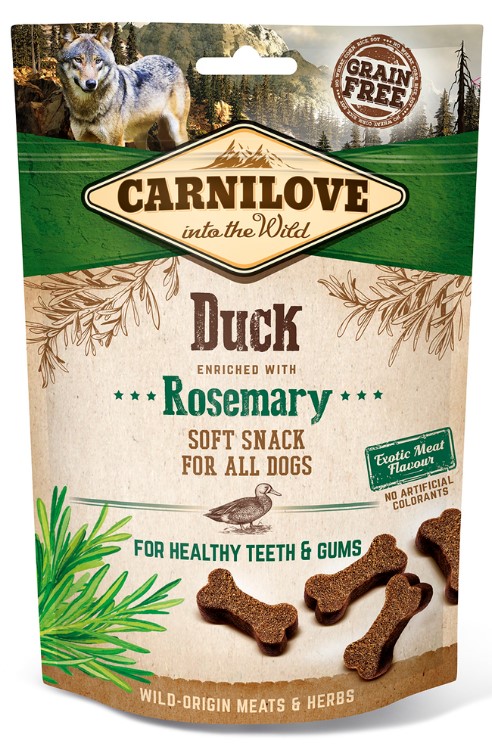 Carnilove Dog Semi Moist Snack Duck & Rosemary 200g