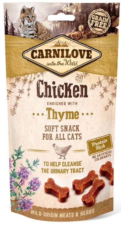Carnilove Cat Semi Moist Snack Chicken & Thyme 50g