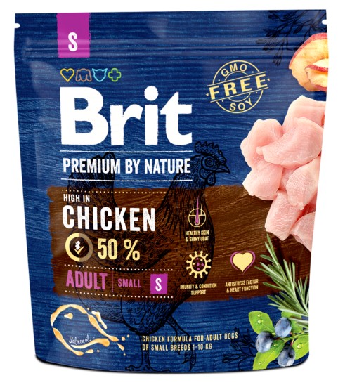 Brit Premium by Nature Adult S 1kg