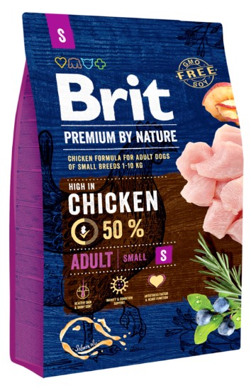 Brit Premium by Nature Adult S 3kg