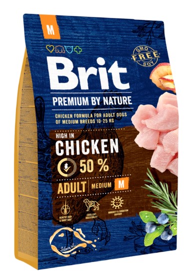 Brit Premium by Nature Adult M 3kg